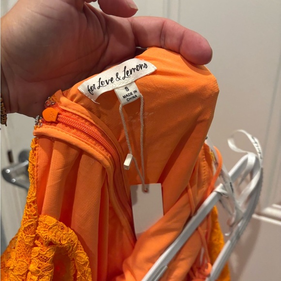 NWT For Love & Lemons Jamie Lace Mini Dress - Picture 4 of 5